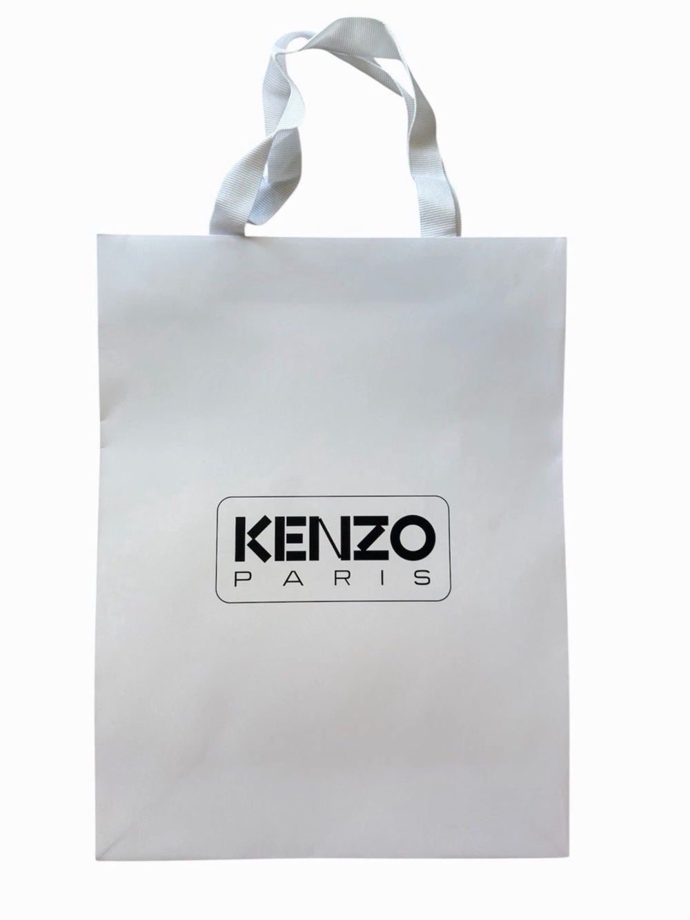 Authentic Kenzo Gift Shopping Paper
White Bag